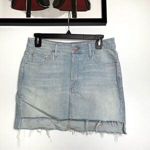 MOTHER Blue Mini Skirt